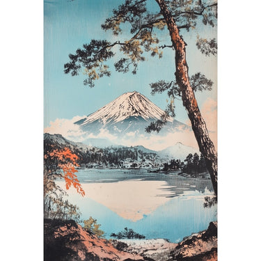Japanese Canvas of Mount Fuji